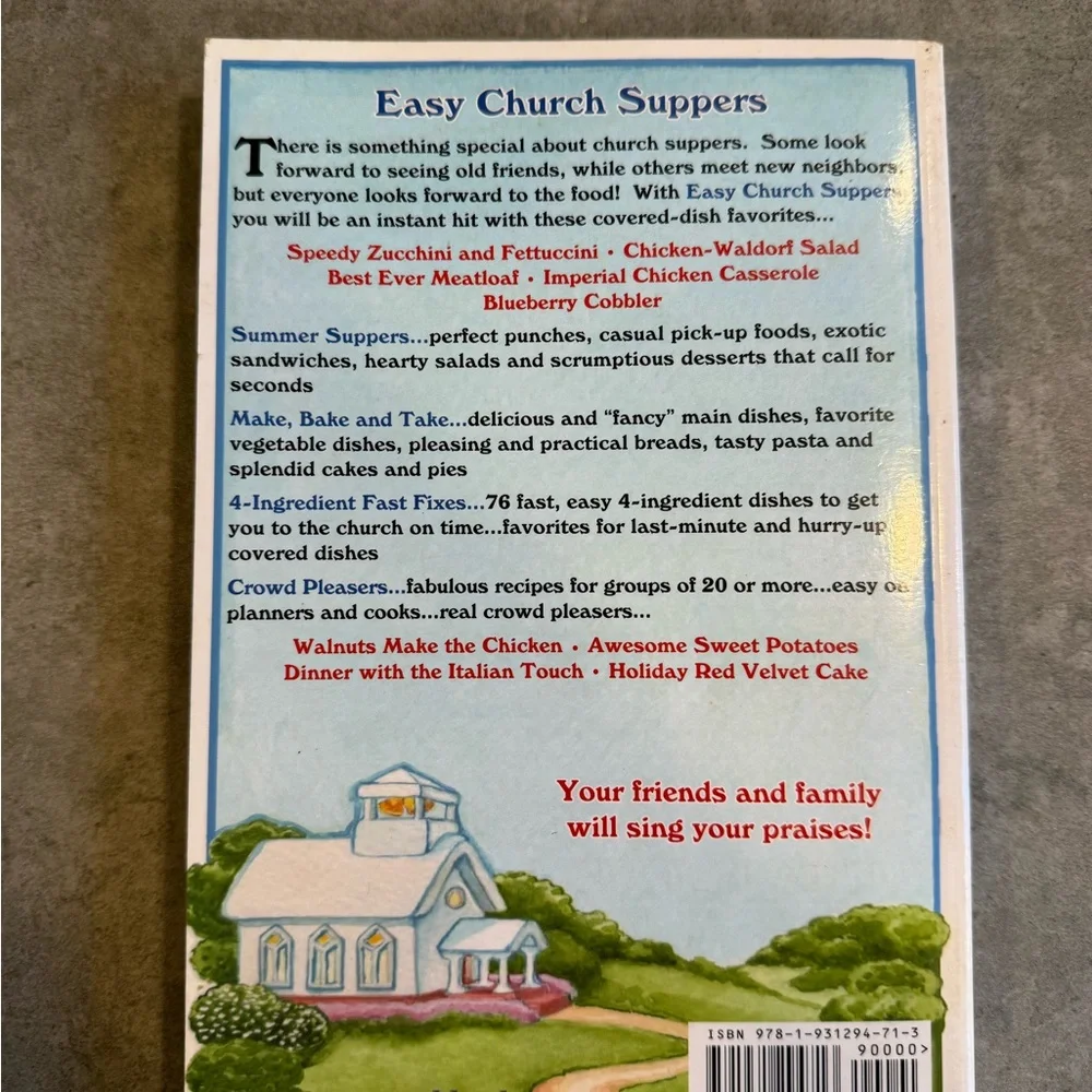 Easy Church Suppers Hallelujah! Recipes For One and All by Barbara C Jones